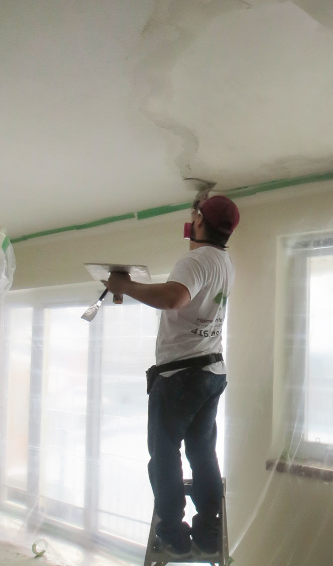 Stucco Ceiling Repairs and Painting | Home Painters Toronto