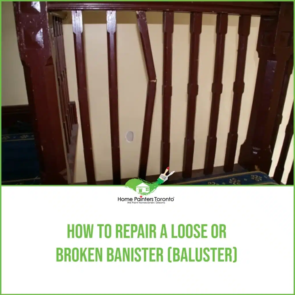 How To Repair a Loose or Broken Banister (Baluster)