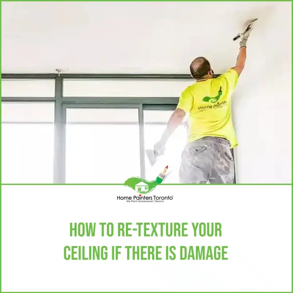 How to Re-Texture Your Ceiling If There is Damage