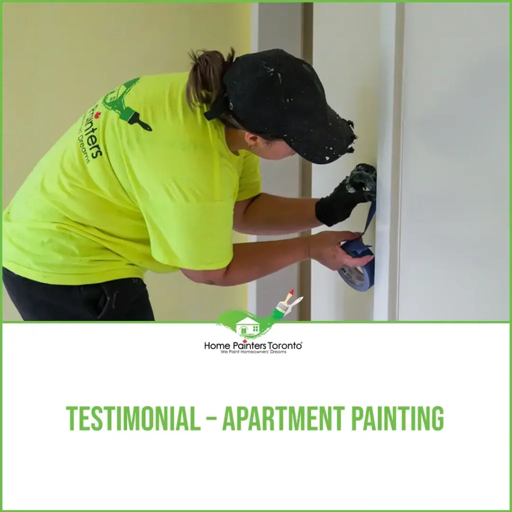 Testimonial - Apartment painting