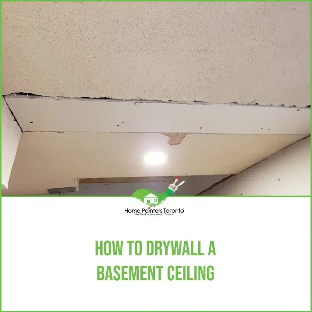 How To Drywall A Basement Ceiling