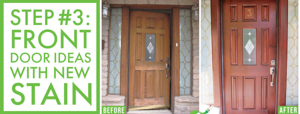 Front Door Stain Process And Colours - Home Painters Toronto