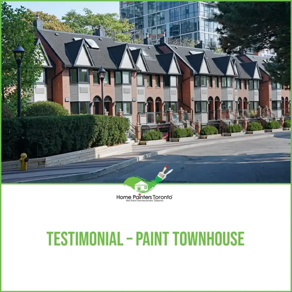 Testimonial - Paint Townhouse