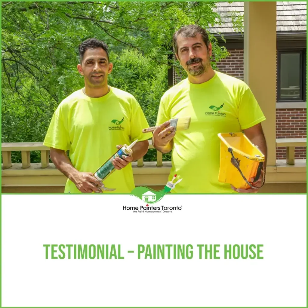 Testimonial - Painting the House