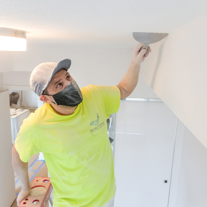 Popcorn Ceiling Removal Cost Home Painters Toronto   Popcorn Ceiling Removal Working Square 