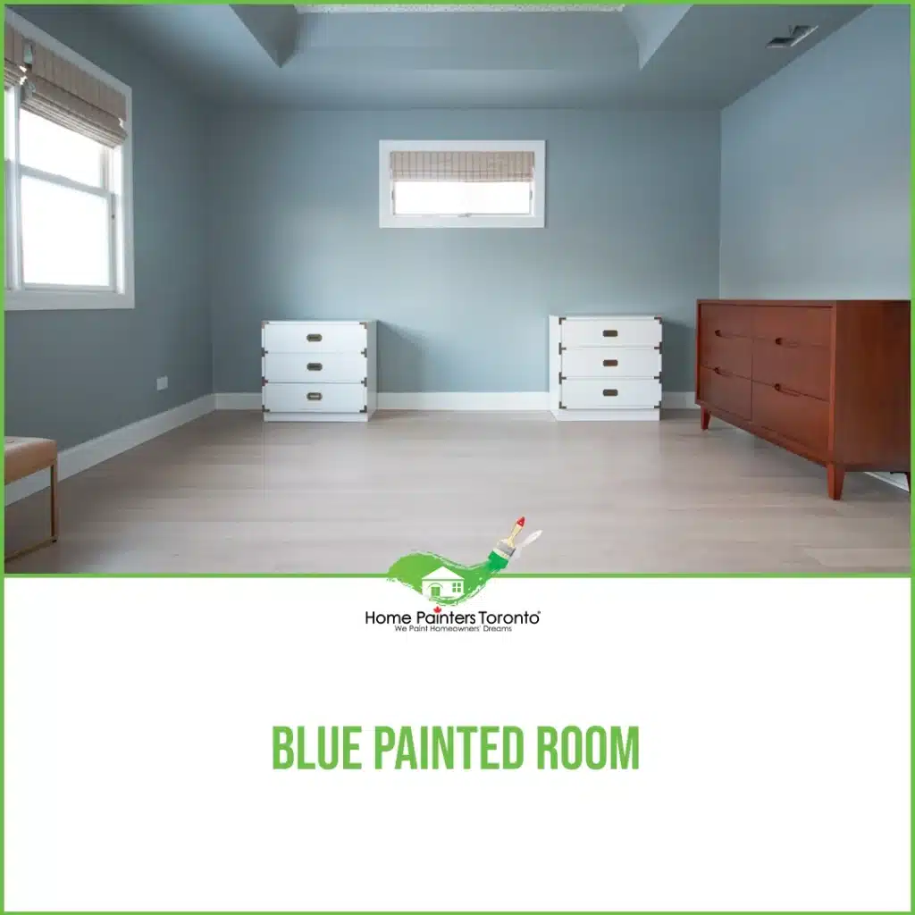 Blue Painted Room