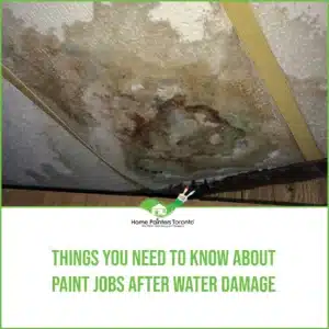 Things You Need to Know About Paint Jobs after Water Damage