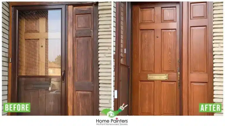 Front Door Painting by Home Painters Toronto