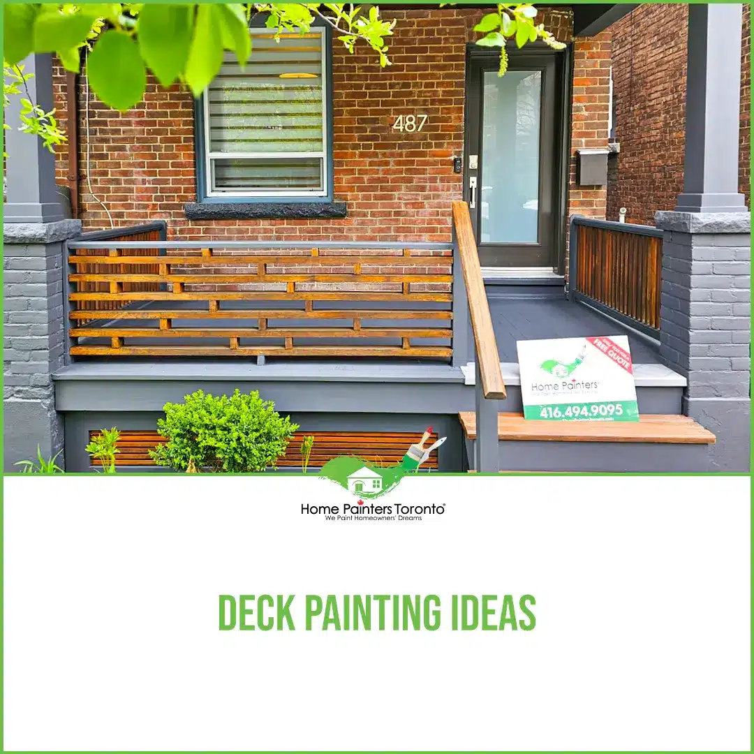 Exterior Deck Painting Ideas by Home Painters Toronto