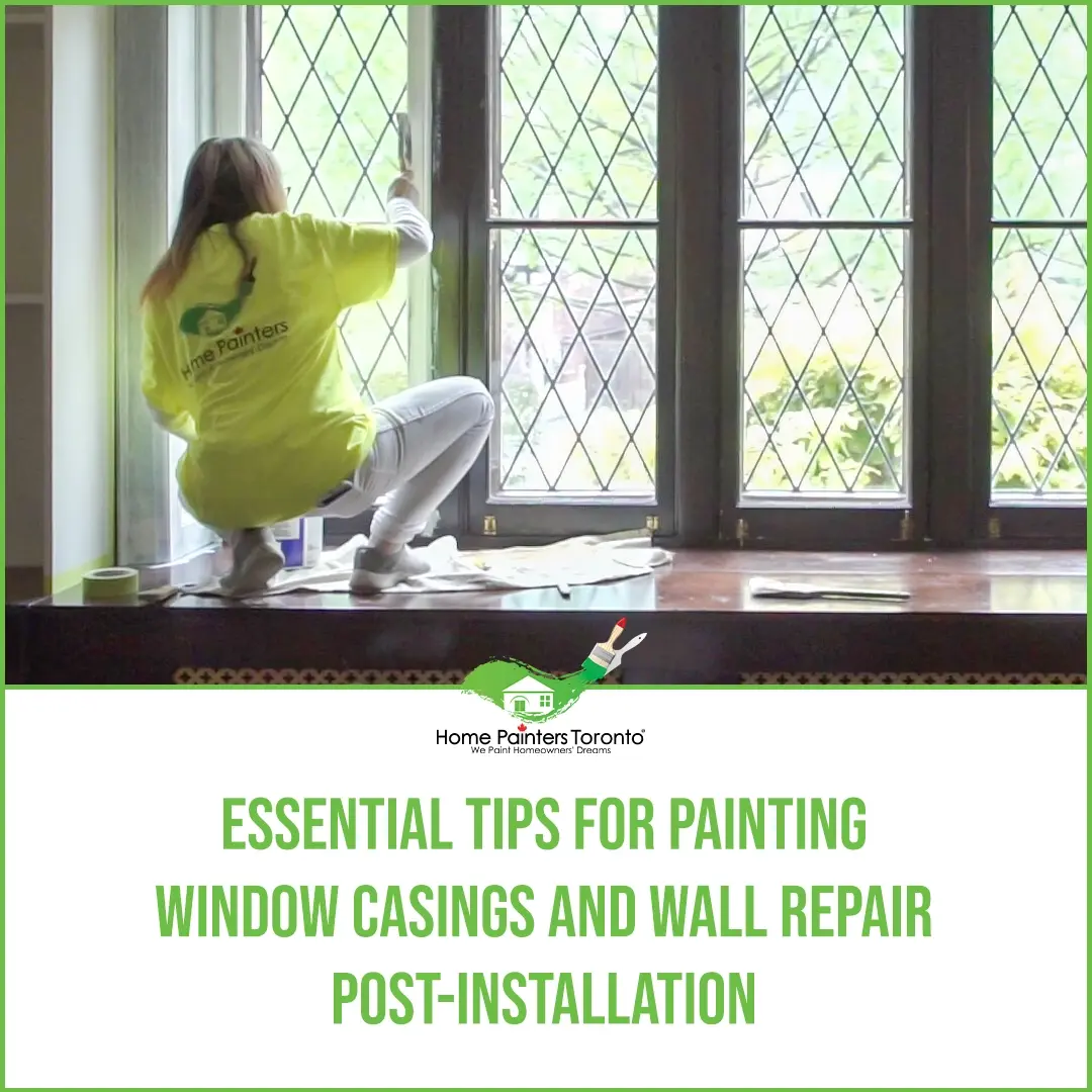 Essential Tips For Painting Window Casings And Wall Repair Post 