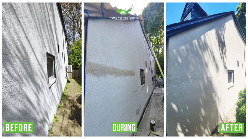Exterior Stucco Parging Repair By Home Painters Toronto (3)