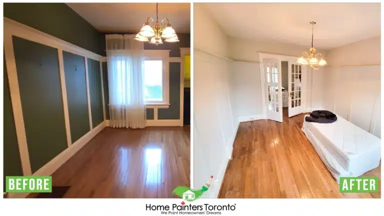 Interior Board And Batten Wall Painting By Home Painters Toronto